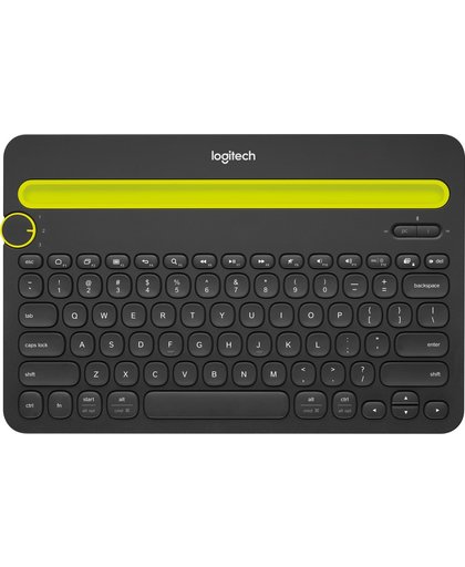 Logitech K480 toetsenbord voor mobiel apparaat Zwart, Groen AZERTY Frans Bluetooth