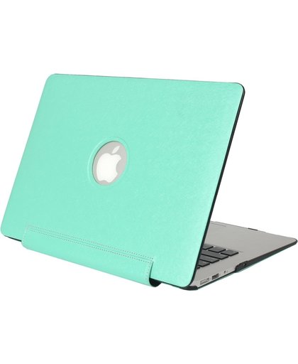 For Macbook Pro 13.3 inch Silk structuur Apple Laptop United PU beschermings hoesje(groen)