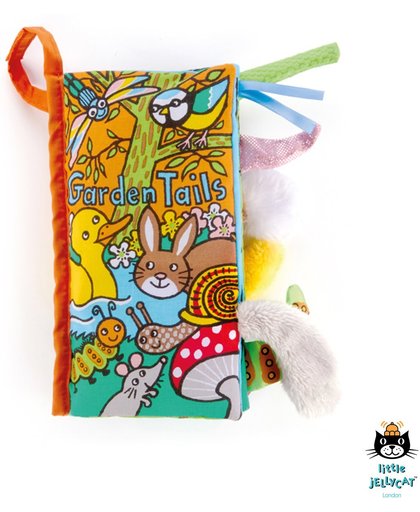 Jellycat - Knisperboekje - Garden Tails Book - Voelboekje - Babyboekje