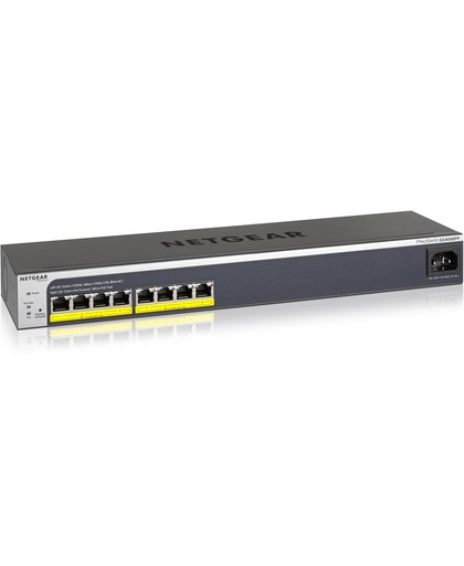 Netgear GS408EPP Managed L3 Gigabit Ethernet (10/100/1000) Power over Ethernet (PoE) 1U Zwart