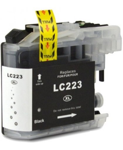 Brother LC223BK (LC-223BK) inktcartridge zwart huismerk
