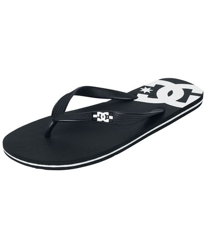 DC Shoes Spray Slippers zwart-wit