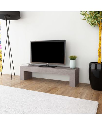 Tv-meubel betonlook 120x30x30 cm