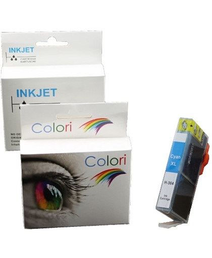 Merkloos   Inktcartridge / Alternatief voor de inkt cartridge voor Hp 364Xl cyan