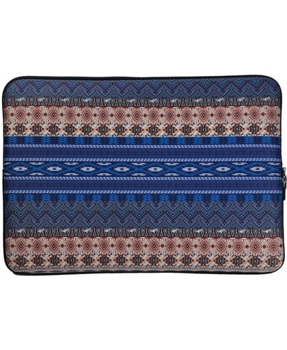 Laptop Sleeve tot 15 inch   Bohemian Style   Blauw
