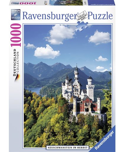 Ravensburger puzzel Neuschwanstein in de herfst - Legpuzzel - 1000 stukjes