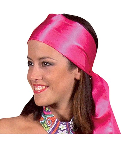 Roze hoofd sjaal