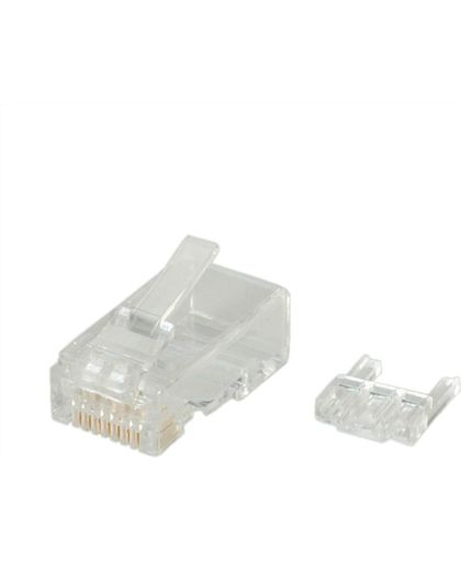 Roline Easy-Use RJ45 krimp connectoren voor CAT6 UTP installatiekabel - 10 stuks