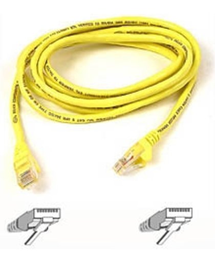 Belkin UTP-kabels Cable patch CAT5 RJ45 snagless 1m yellow