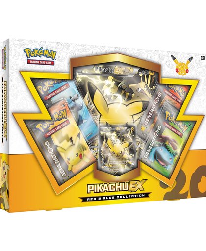 Pokemon 20th Anniv. Pikachu EX Box