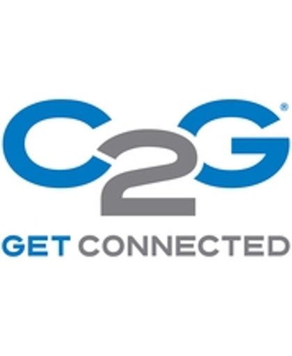 C2G Cat6a SSTP 0.3m 0.3m Cat6a S/FTP (S-STP) Wit netwerkkabel