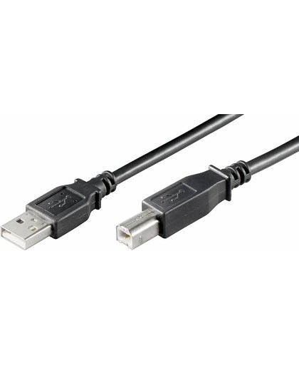 Wentronic USB 2.0 A Male naar USB 2.0 B Male - 5 m