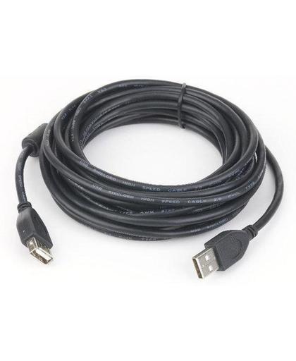 Gembird Premium Quality USB 2.0 A Plug A Socket Kabel - Ferriete Kern / 3 meter