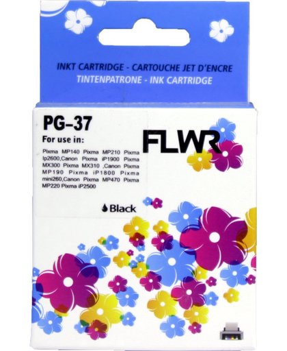 Merkloos - Inktcartridge / Alternatief voor de Canon PG-37 / Zwart