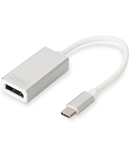 Digitus DA-70844 USB-C Displayport Wit kabeladapter/verloopstukje