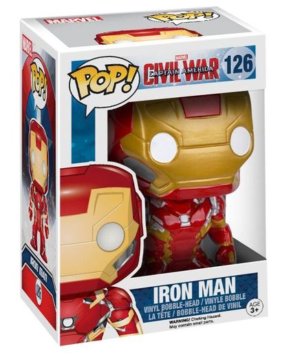 Captain America Iron Man Bobble-Head 126 Verzamelfiguur standaard