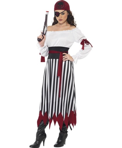 Volwassenenkostuum Dames Piraat maat M