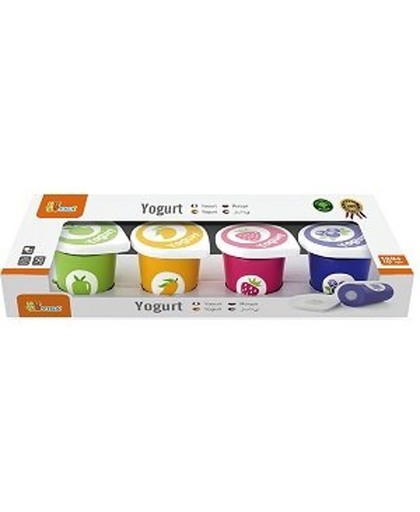 Vigatoys - Yoghurt bekertjes - 4dlg.
