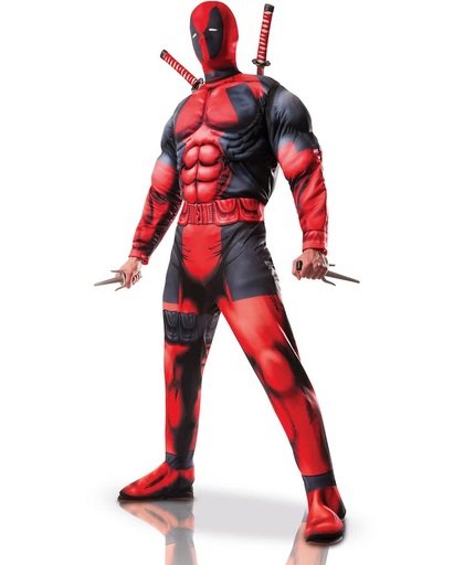 Luxe Deadpool™ kostuum voor volwassenen - Verkleedkleding - M/L