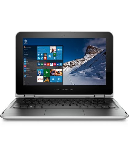 HP Pavilion x360 11-k100nd - Hybride Laptop Tablet - Zilver