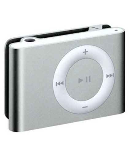 Compacte MP3 speler met 4GB geheugen / Incl oortjes en 4GB memorycard / Zilver / HaverCo
