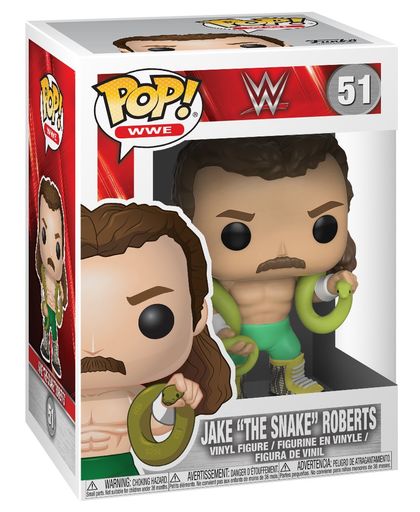 WWE Jake The Snake Roberts (kans op Chase) Vinylfiguur 51 Verzamelfiguur standaard