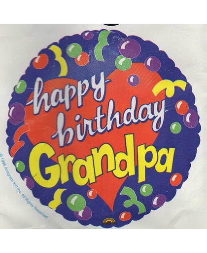 folieballon - happy birthday Grandpa