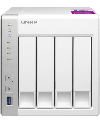 QNAP TS-431P2 Ethernet LAN Toren Wit NAS