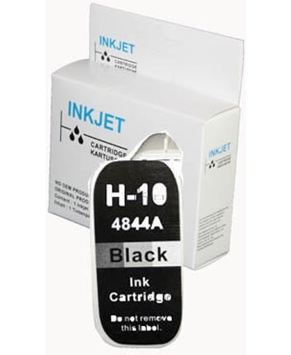 Toners-kopen.nl HP 10 C4844A Verpakking : wit Label  alternatief - compatible inkt cartridge voor Hp 10 C4844A zwart wit Label