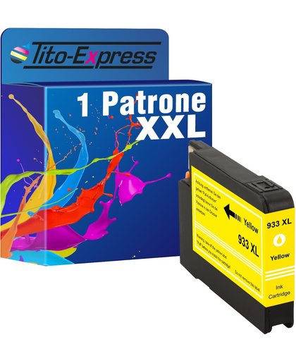 Tito-Express PlatinumSerie PlatinumSerie® 1 Cartridge XXL Compatible voor HP 933 XL Yellow HP 6100 eprinter HP 6600 E-ALL-IN-ONE HP 6700 Premium 6600  6600 E  6600 Premium E  6600 E-ALL-IN-ONE  6700 Premium  7110  7110 E AIO  7610 7610 AIO