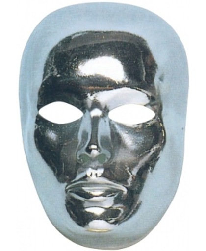 Zilveren gezichtsmasker