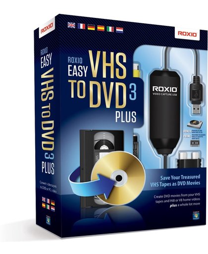 Corel Roxio Easy VHS to DVD 3 Plus USB 2.0 video capture board
