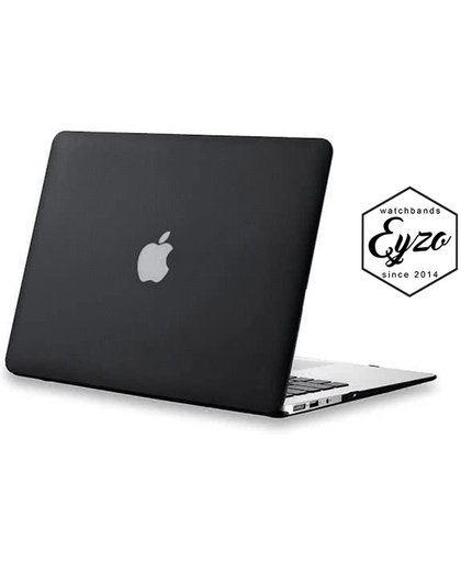 Hardcover Case Voor Apple Macbook Air 13  13 Inch 2016/2017 (Retina/Touchbar) - Rubber Crystal Hardshell Hard Case Cover Hoes - Laptop Sleeve - Mat Zwart