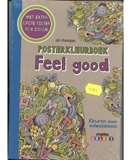 Posterkleurboek - Feel Good - kleuren volwassenen