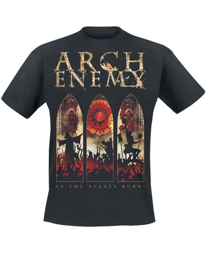 Arch Enemy As The Stages Burn! - Tour 2017 T-shirt zwart