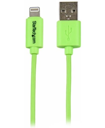 StarTech.com 1 m groene Apple 8-polige Lightning-connector-naar-USB-kabel voor iPhone / iPod / iPad mobiele telefoonkabel