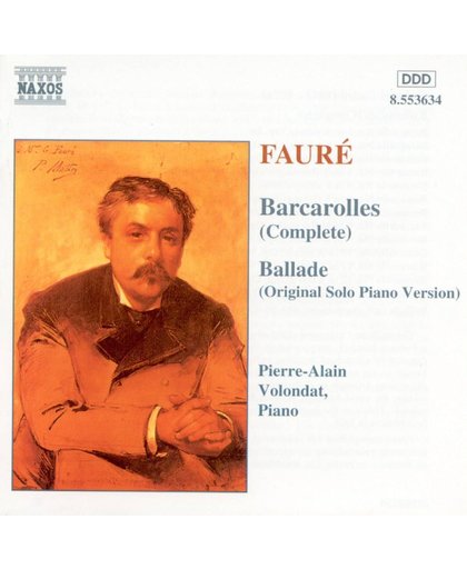 Faure: Barcarolles, Ballade / Pierre-Alain Volondat
