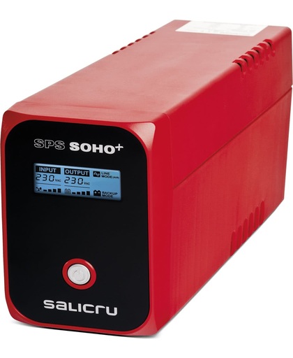 Salicru SPS.800.SOHO+ UPS 800 VA 2 AC-uitgang(en)