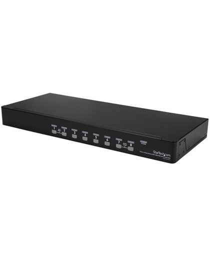 StarTech.com 8-poort 1U-Rack USB met OSD en Bekabeling KVM-switch
