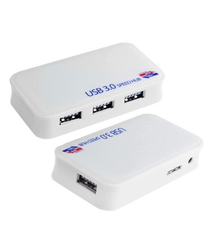 4 Poorts USB 3.0 HUB, super snel 5Gbps, Plug en Play wit