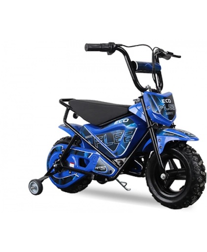Eco Flee Pocketbike | Elektrische Minibike | Kinderscooter | Kindermotor | 24V / 250W | Blauw