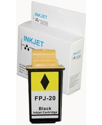 Toners-kopen.nl Olivetti FPJ-20 B0384 zwart  alternatief - compatible inkt cartridge voor Olivetti Fpj20 wit Label