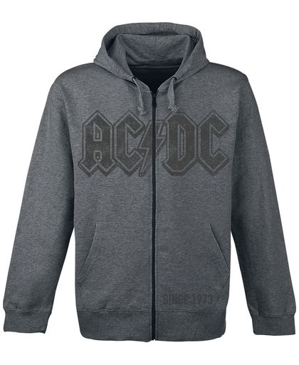 AC/DC High Voltage - Rock &apos;N&apos; Roll Vest met capuchon antraciet