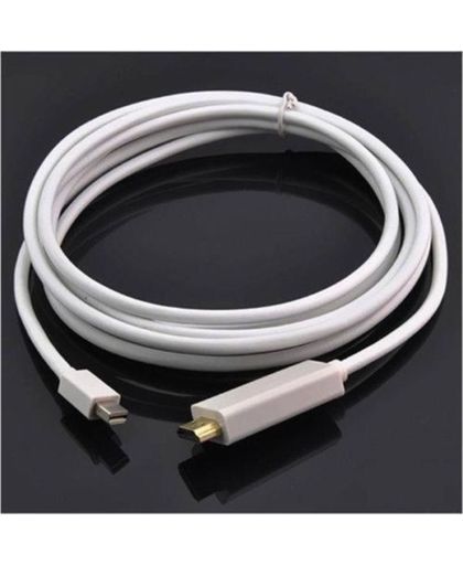 Supersnelle GOLD PLATED Mini Displayport (Thunderbolt) Naar HDMI Kabel / Adapter / Converter Mini Display Port To HDMI (Male) Voor Apple / Mac / Macbook - 1.8 meter