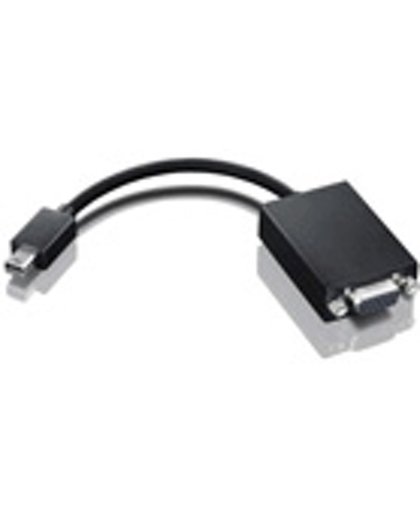 Lenovo 0A36536 kabeladapter/verloopstukje mini-DisplayPort VGA Zwart