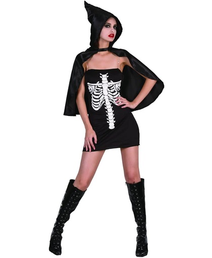 Verkleedkostuum skelet voor dames  - Verkleedkleding - One size