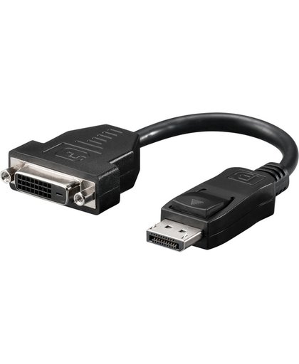 Goobay DisplayPort - DVI-D M/F DisplayPort DVI-D Zwart kabeladapter/verloopstukje