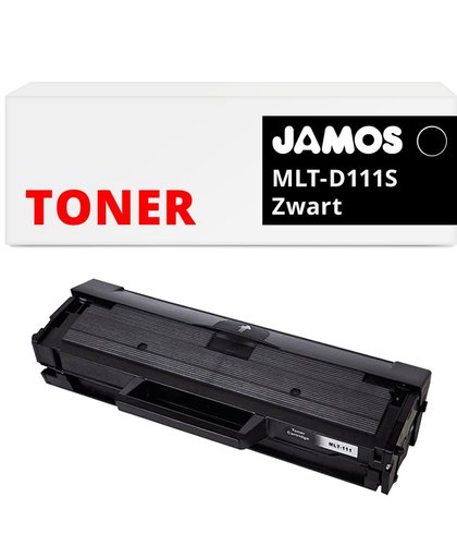 JAMOS - Tonercartridge / Alternatief voor de Samsung MLT-D111S Zwart
