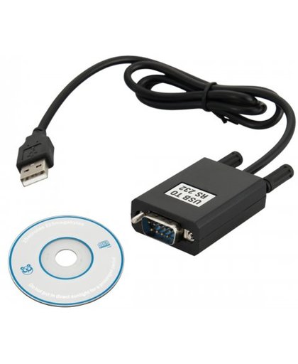 USB 2.0 Naar RS232 DB9 - USB Male Serieel Pins Poort Converter - Voor Windows PC XP/Vista/7