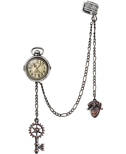 Alchemy Gothic Uncle Albert&apos;s Timepiece Oorsteker, per stuk st.